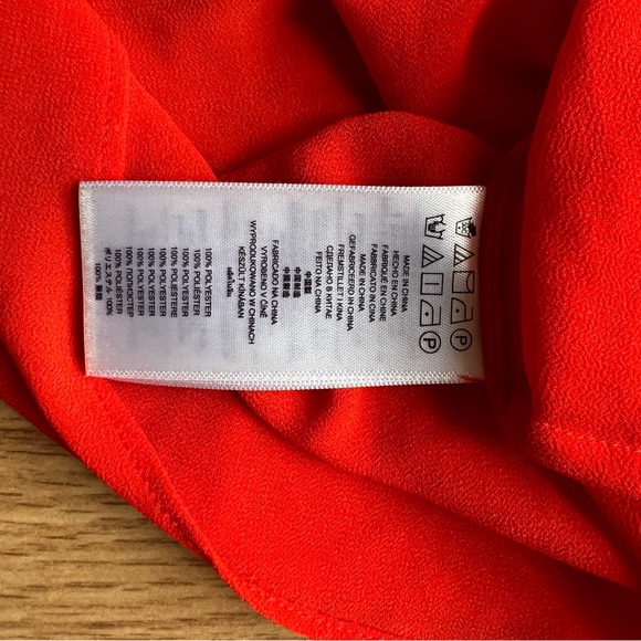 Michael Kors orange boho top with gold embellishments - Picture 4 of 4